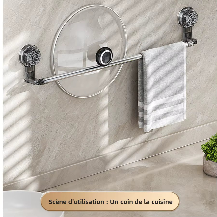 Barre Porte-Serviettes Rotative Extensible Sans Perçage