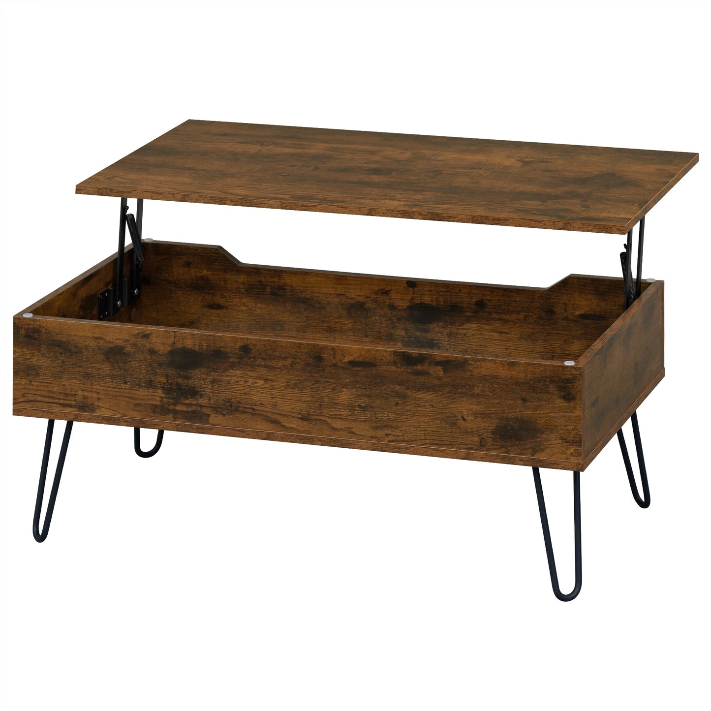 Table basse avec plateau relevable