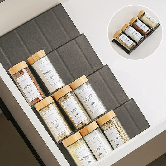 Organisateur de tiroir pour épices-rangement modulable