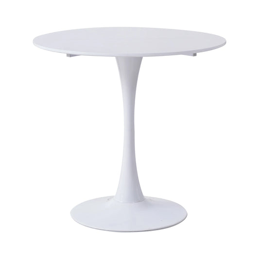 Table Ronde Blanche Style Tulip