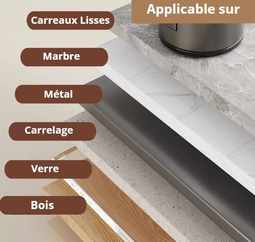 Étagère murale d’angle sans perçage pour salle de bain