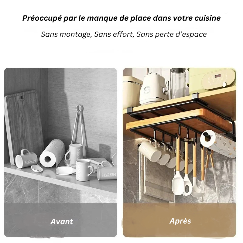 Rangement Suspendu Sous-Étagère