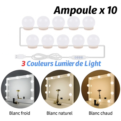 Guirlande LED pour Miroir