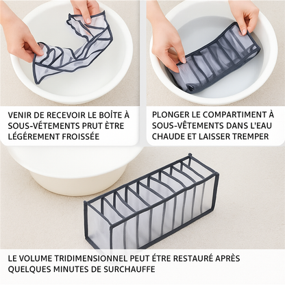 Organisateur de tiroir pliable pour sous-vêtements