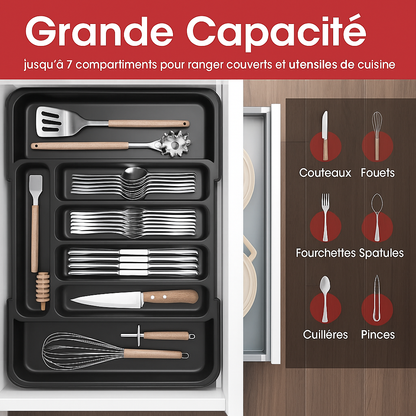 Organisateur de tiroir ajustable