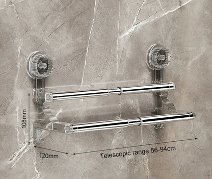 Barre Porte-Serviettes Rotative Extensible Sans Perçage