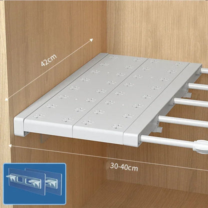 Étagère Extensible Sans Perçage pour Placard & Cuisine
