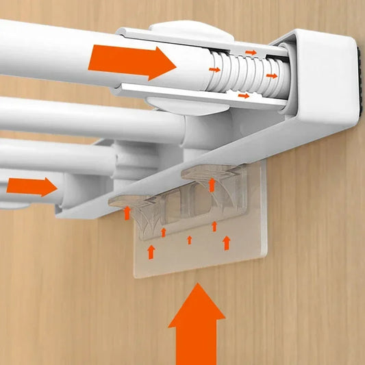 Étagère Extensible Sans Perçage pour Placard & Cuisine