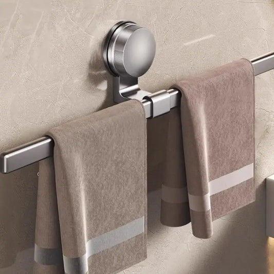 Porte-serviette ventouse double sans perçage